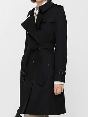 Burberry Kensington Mid-length (39”) Heritage Trench Coat US size 14